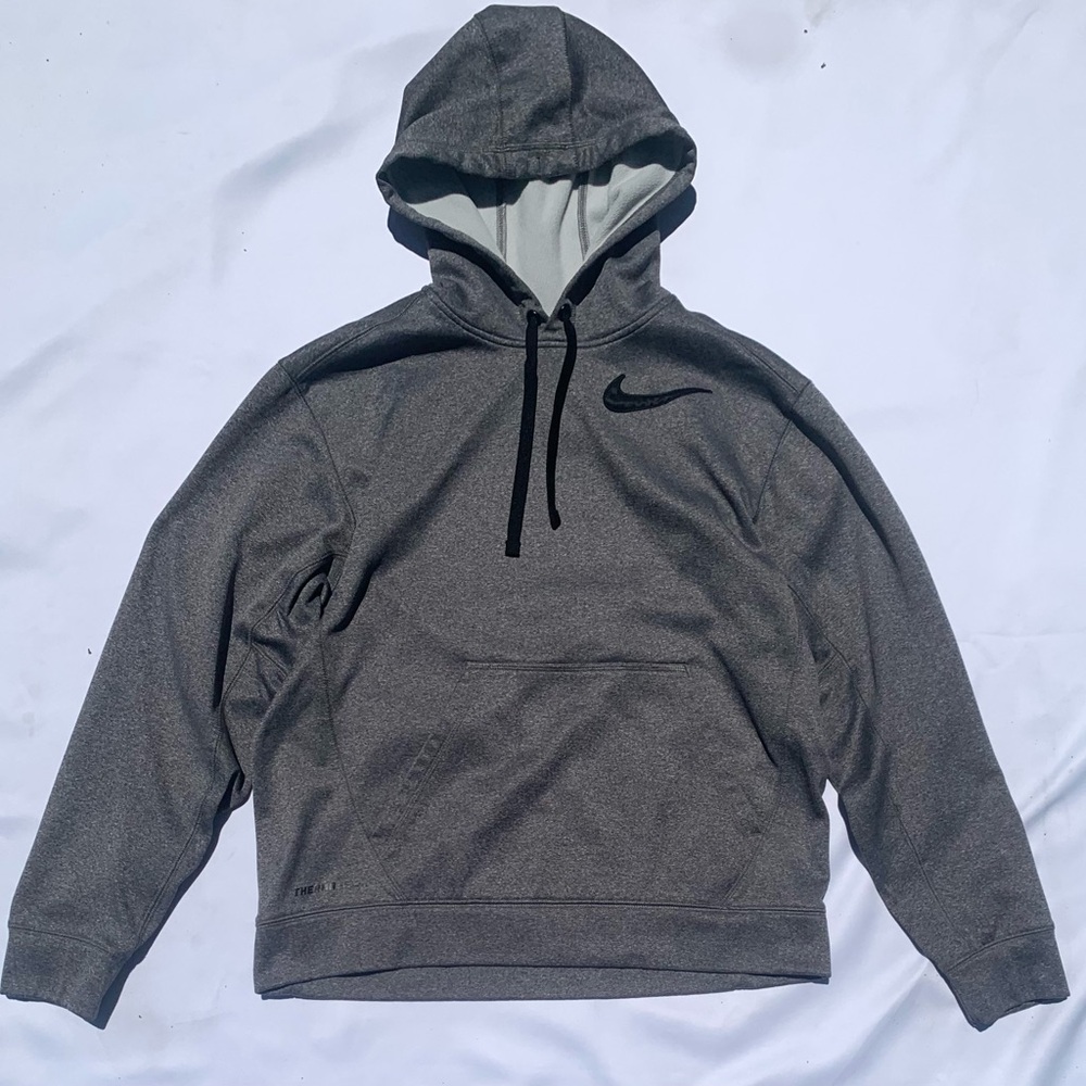 Grey Nike Therma-fit Hoodie